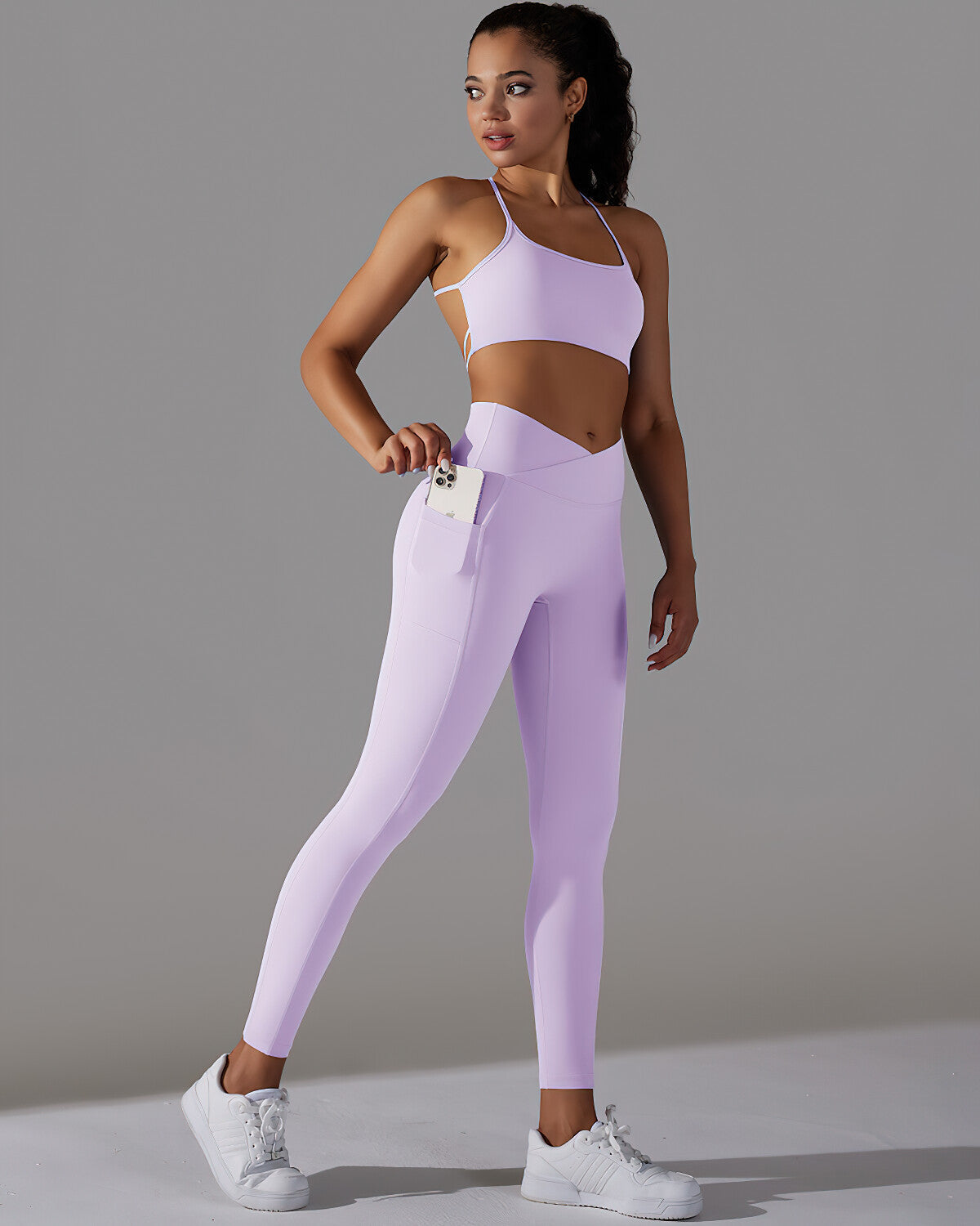 Selene Sports Bra - Purple