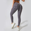 Scrunch Pocket Leggings - Grey