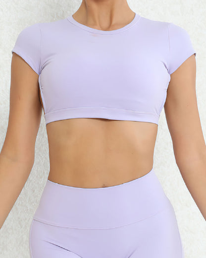 Siena Crop Top - Lilac