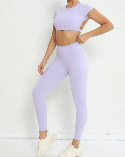 Siena Crop Top - Lilac