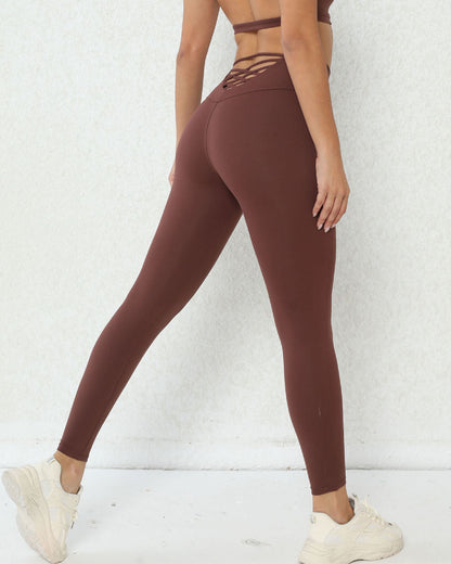 Siena Seamless Leggings - Brown