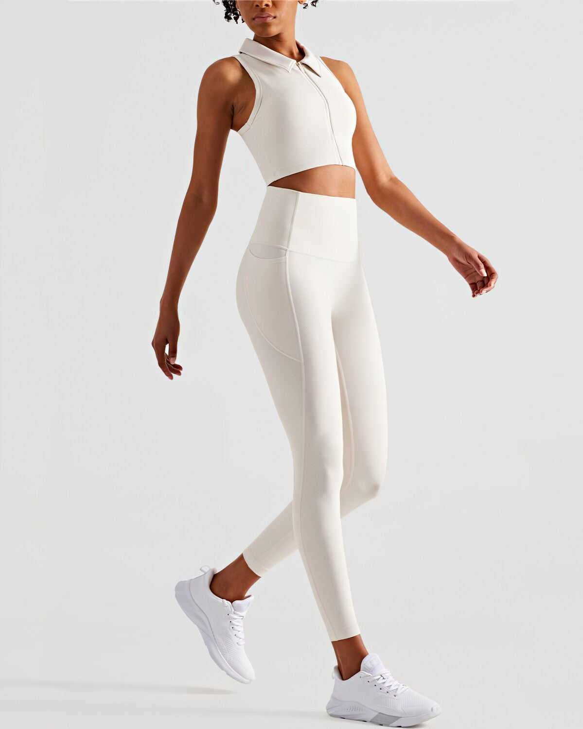 Skyla Crop Top - White