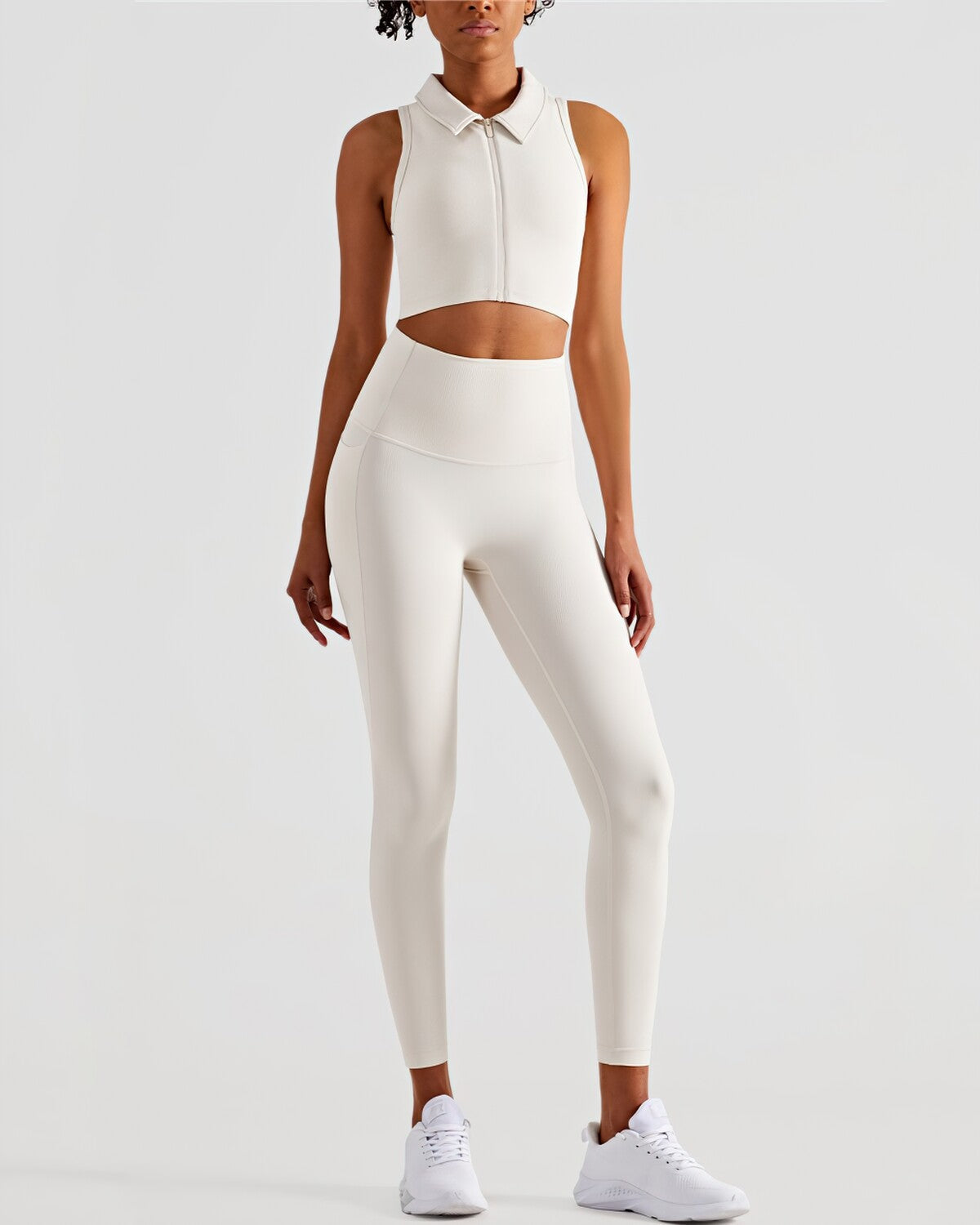 Skyla Crop Top - White