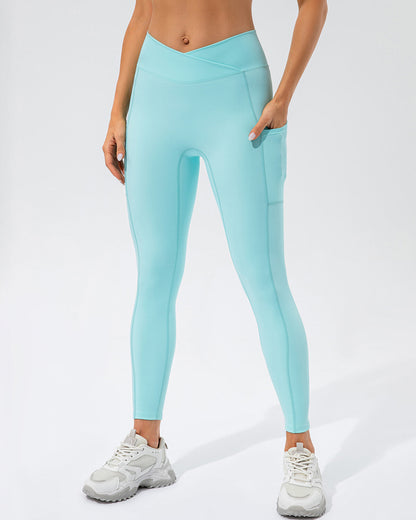 Sophie Scrunch Pocket Leggings - Green