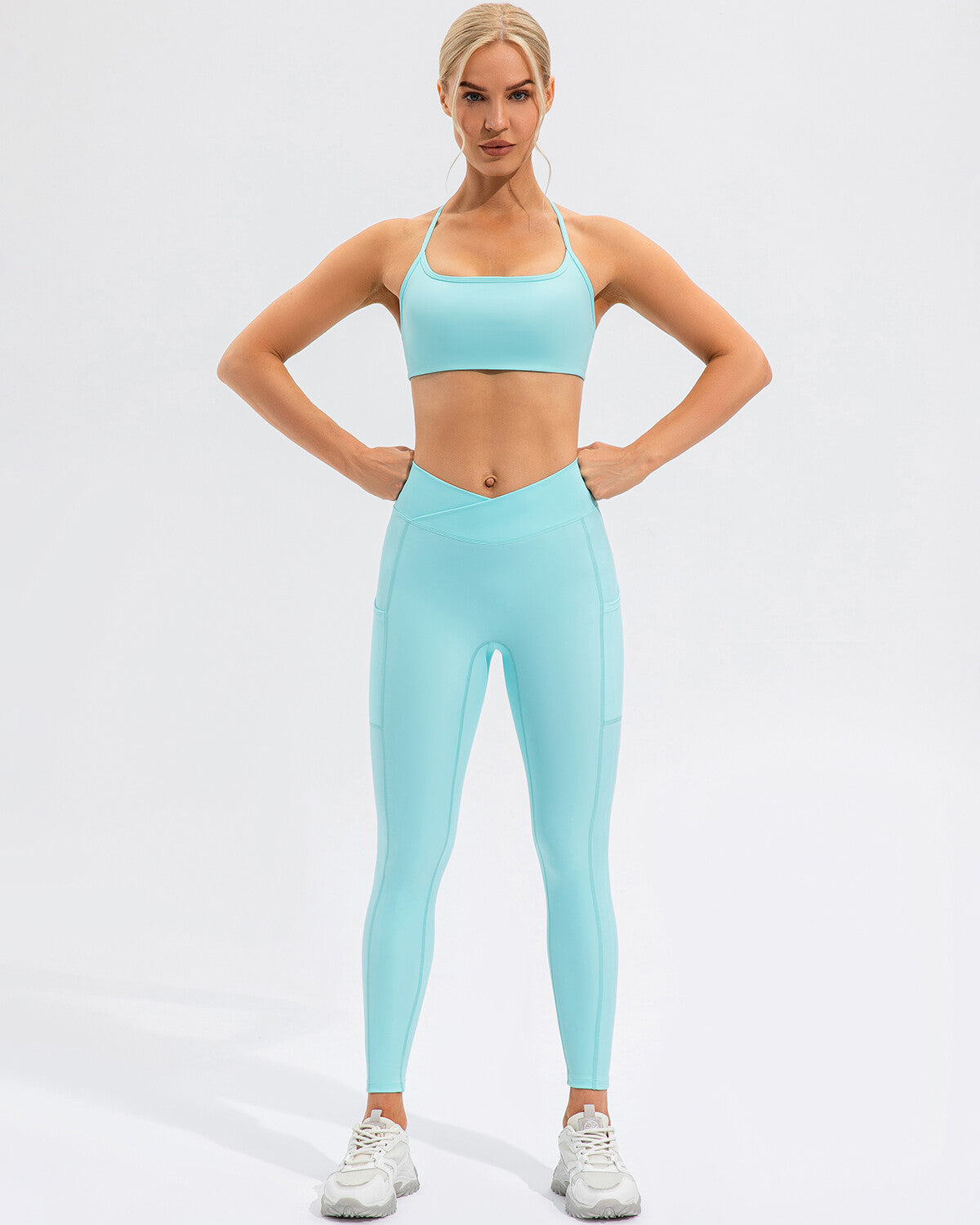 Sophie Scrunch Pocket Leggings - Green