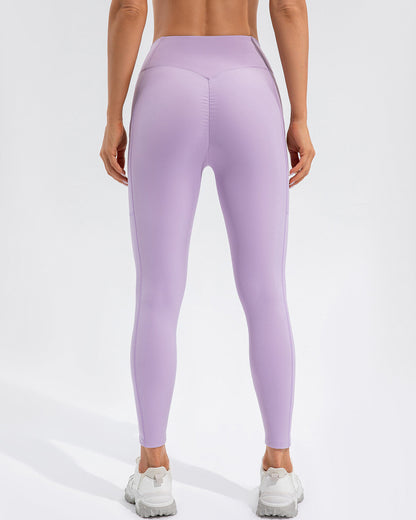 Sophie Scrunch Pocket Leggings - Purple