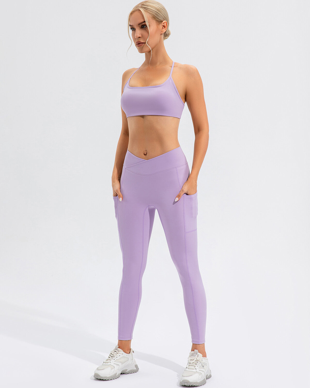 Sophie Sports Bra - Purple