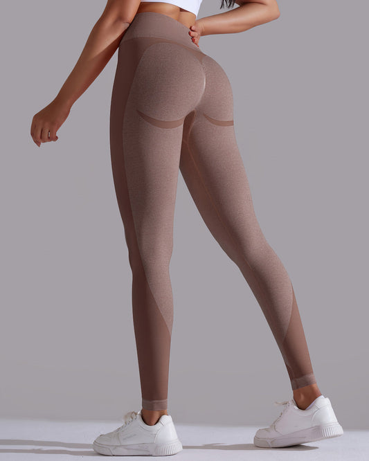 Stella Seamless Leggings - Brown