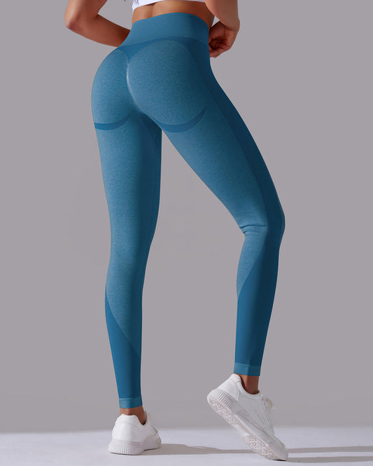 Stella Seamless Leggings - Ocean Blue