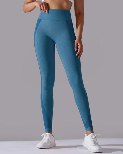 Stella Seamless Leggings - Ocean Blue