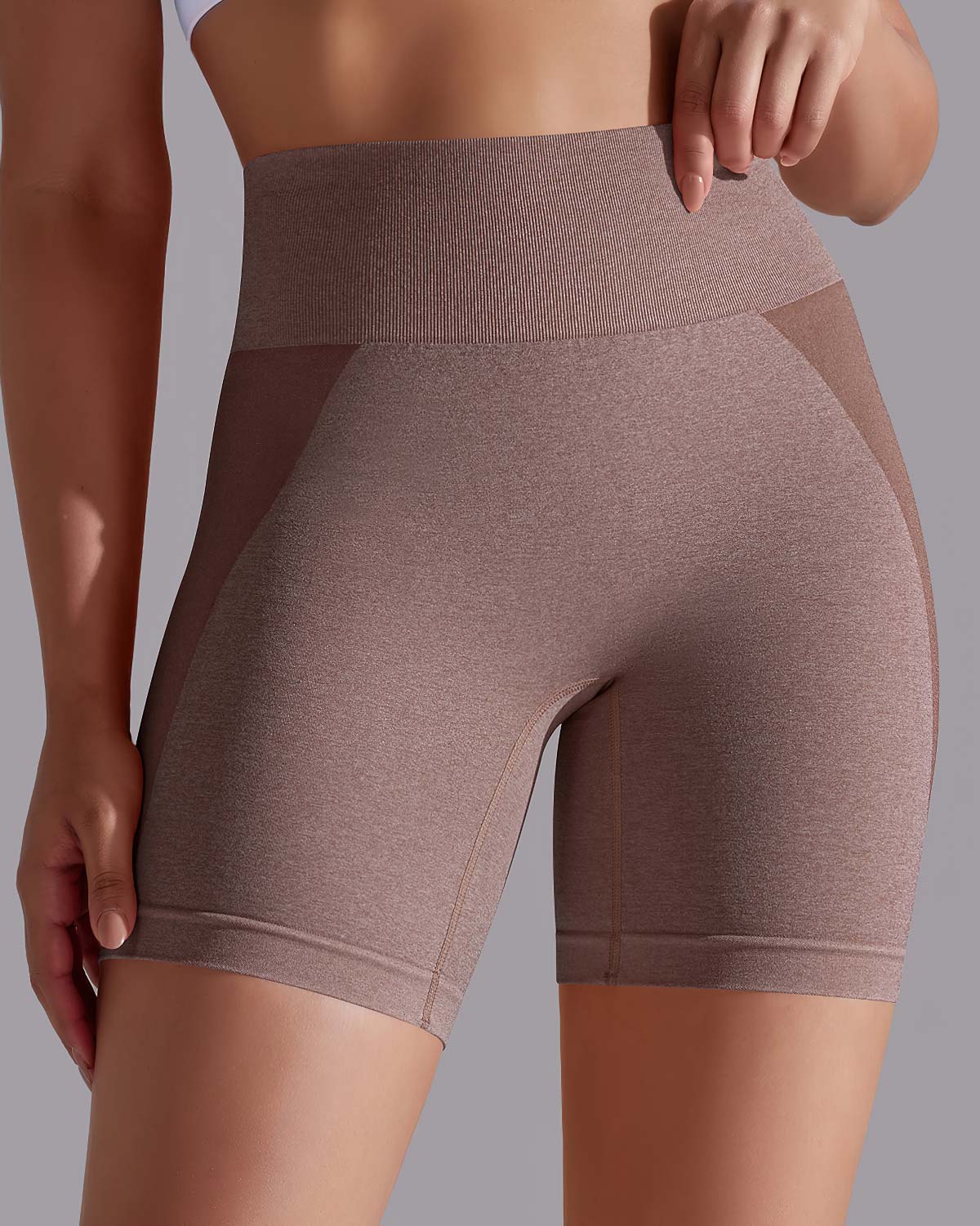 Stella Seamless Shorts - Brown