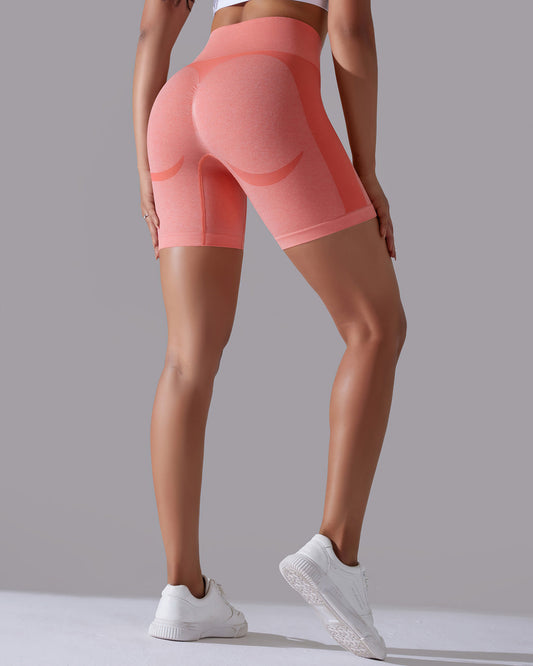 Stella Seamless Shorts - Coral Pink