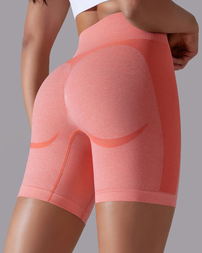 Stella Seamless Shorts - Coral Pink