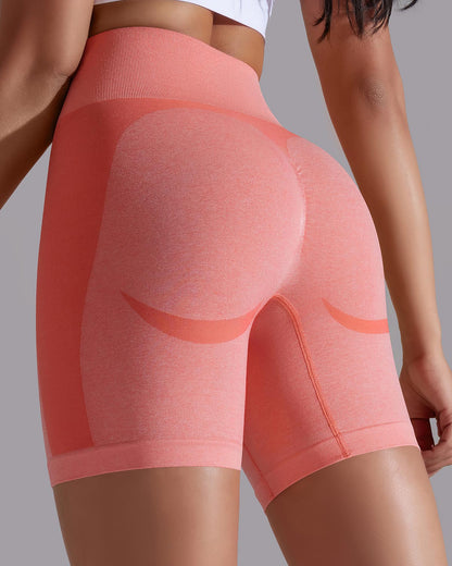 Stella Seamless Shorts - Coral Pink