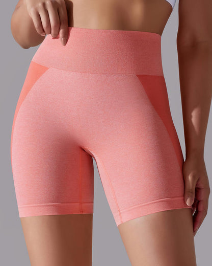 Stella Seamless Shorts - Coral Pink