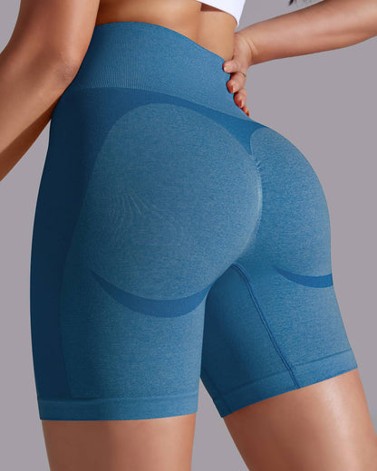 Stella Seamless Shorts - Ocean Blue