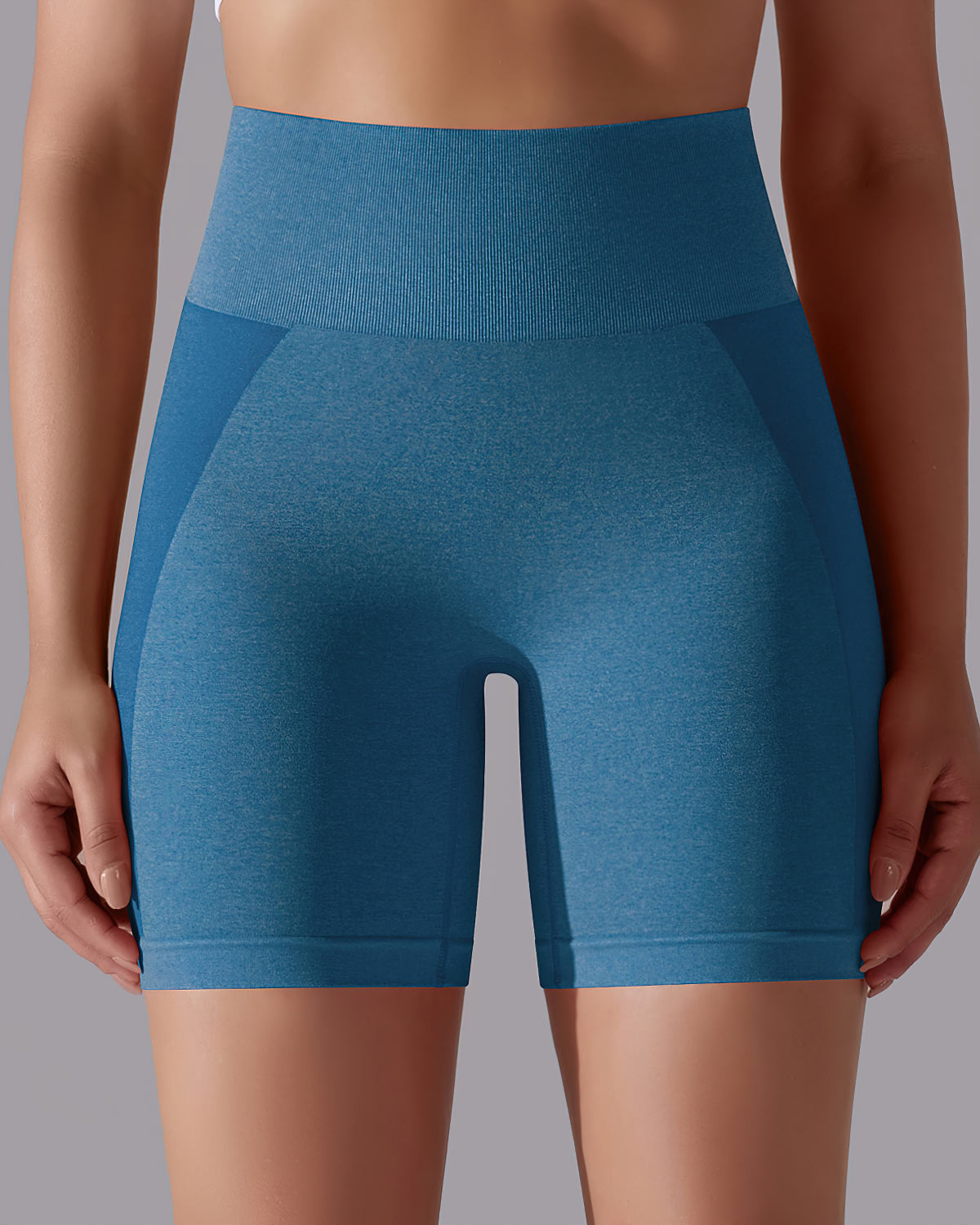 Stella Seamless Shorts - Ocean Blue