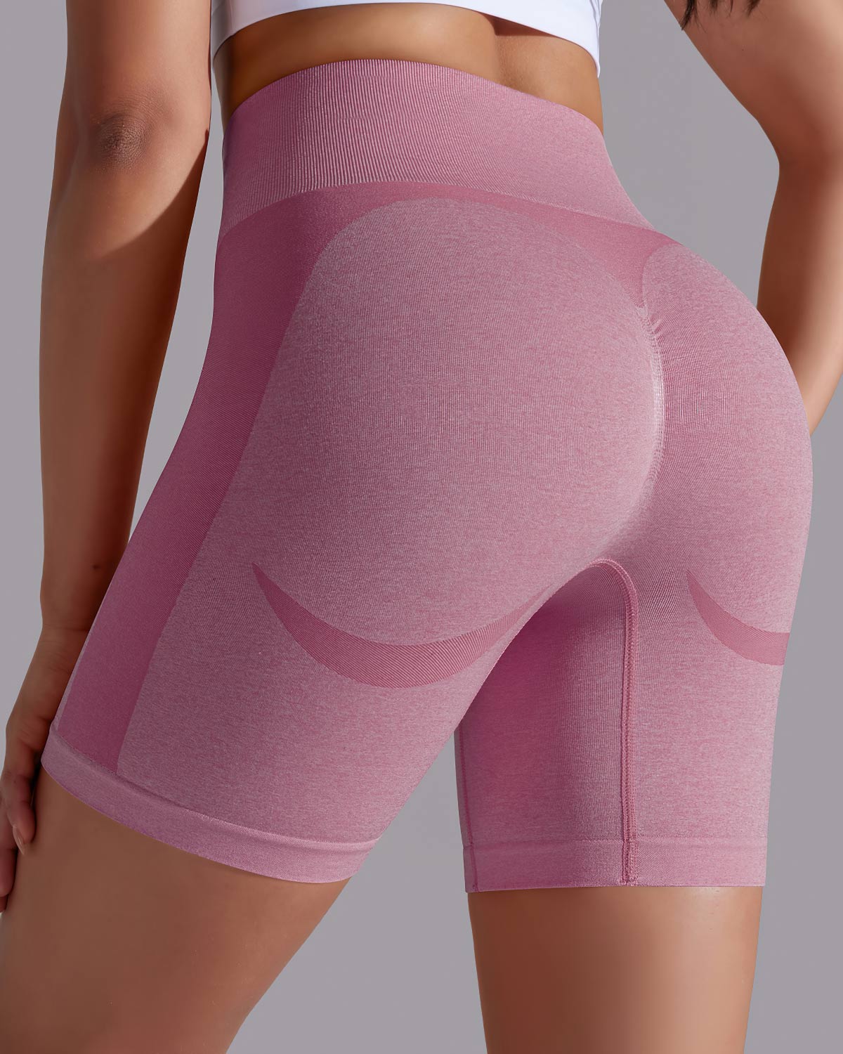 Stella Seamless Shorts - Orchid Pink