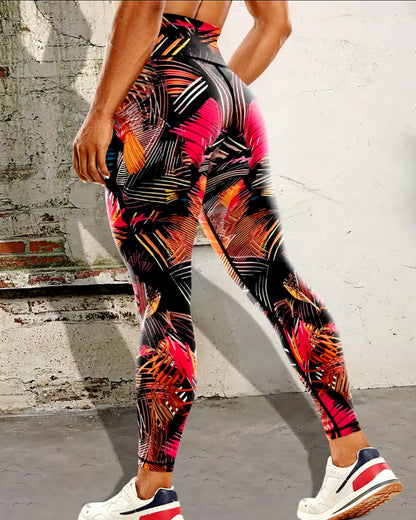 Sunset Palm Leggings