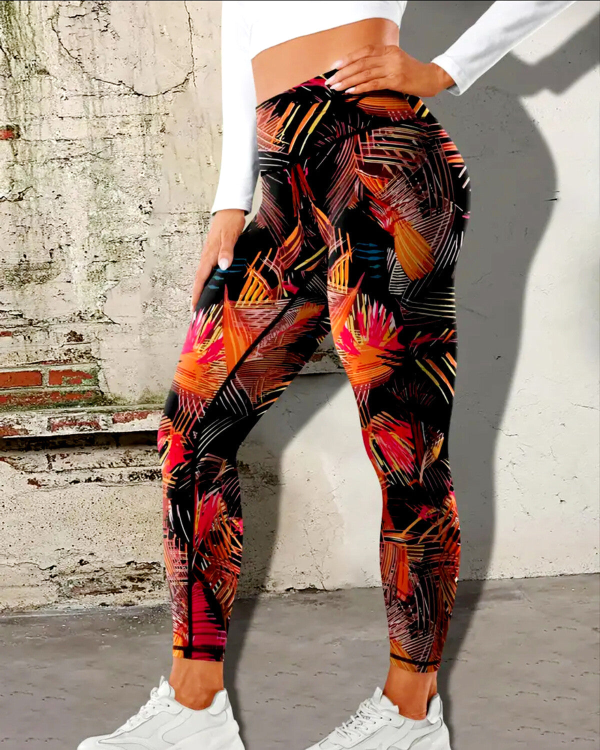 Sunset Palm Leggings