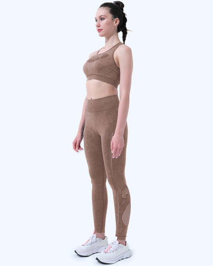 Thea Seamless Leggings - Brown