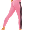 Tri-Stripe Leggings - Pink Black