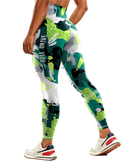 Urban Edge Leggings - Green