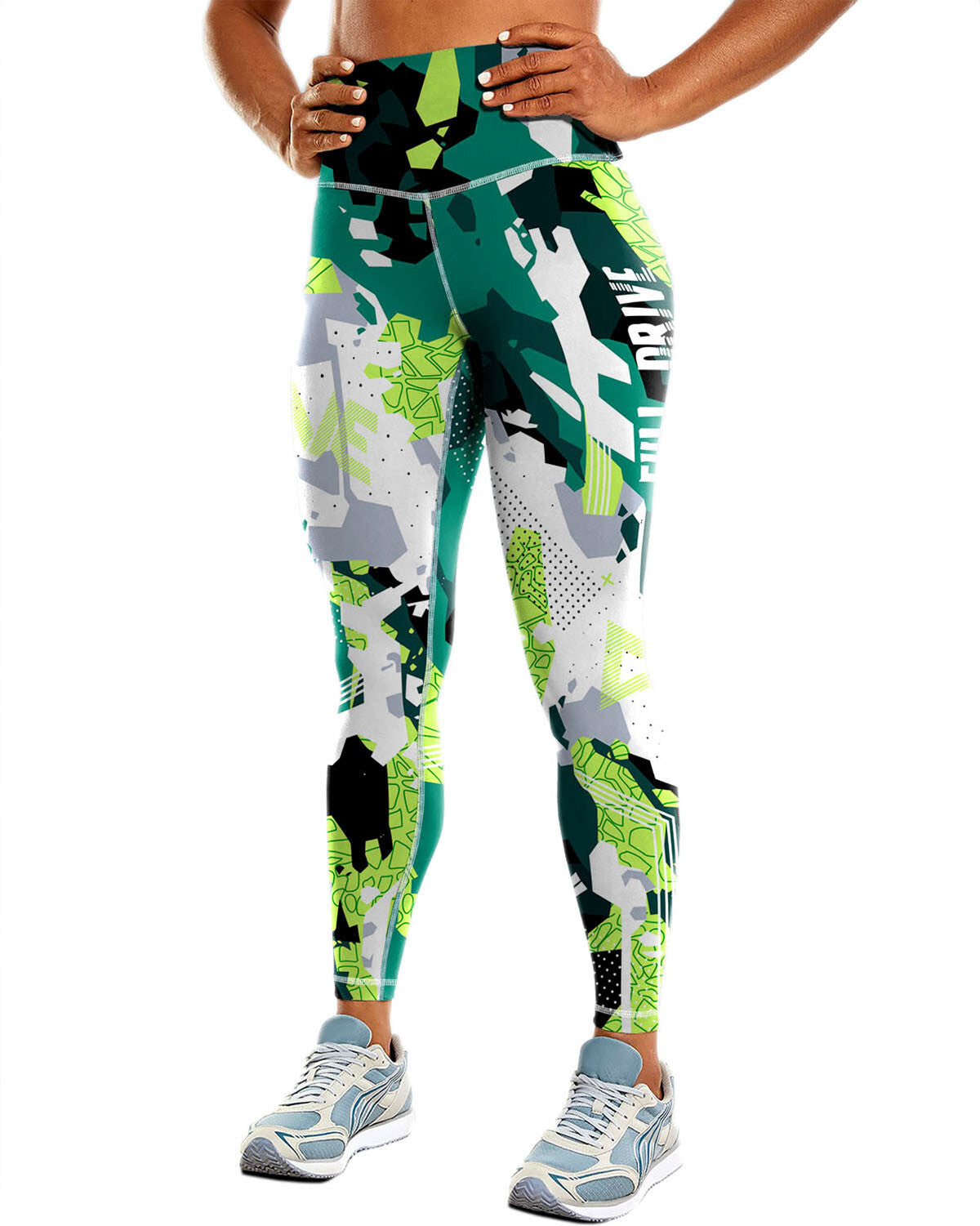 Urban Edge Leggings - Green