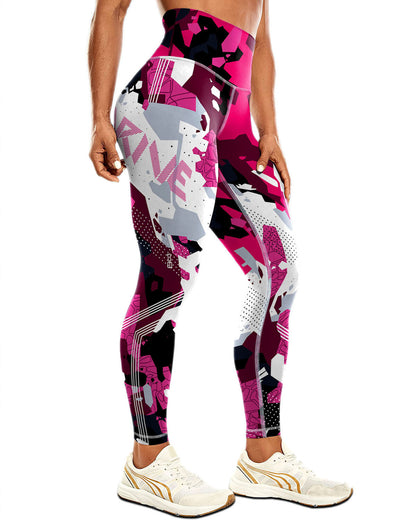 Urban Edge Leggings - Pink