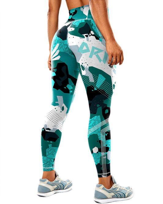 Urban Edge Leggings - Teal