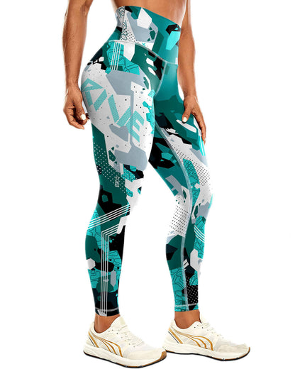 Urban Edge Leggings - Teal