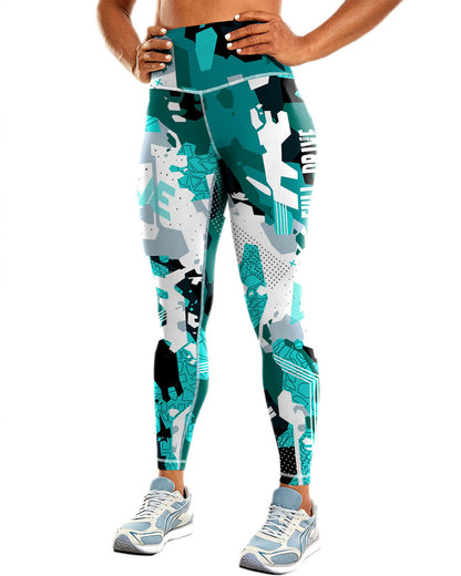 Urban Edge Leggings - Teal