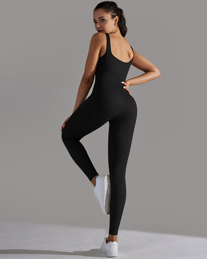 Veda Seamless Jumpsuit - Black