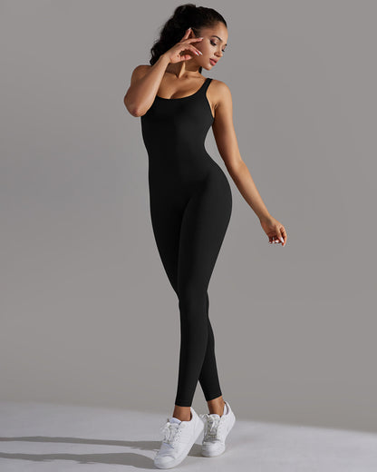 Veda Seamless Jumpsuit - Black