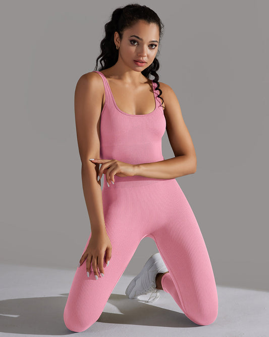 Veda Seamless Jumpsuit - Pink