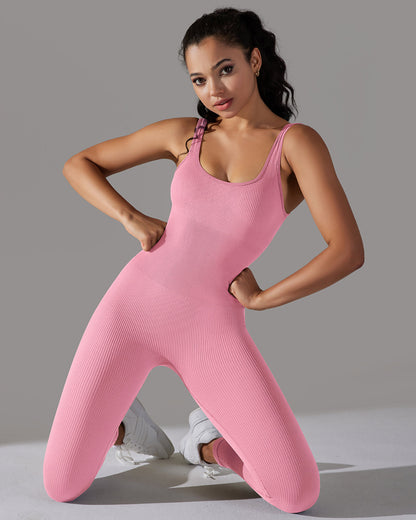 Veda Seamless Jumpsuit - Pink