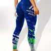 Victory Vibe Leggings - Blue