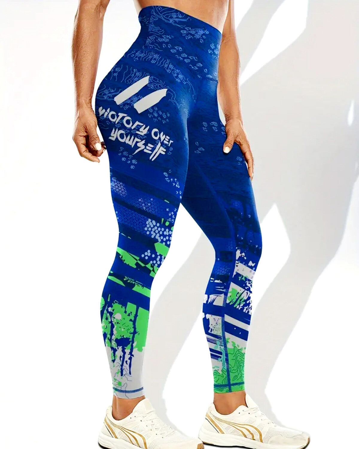 Victory Vibe Leggings - Blue