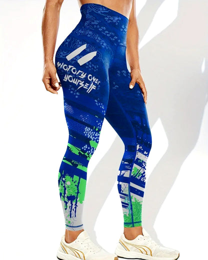 Victory Vibe Leggings - Blue