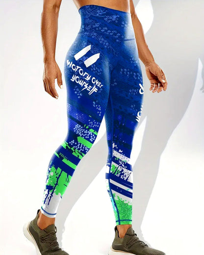 Victory Vibe Leggings - Blue