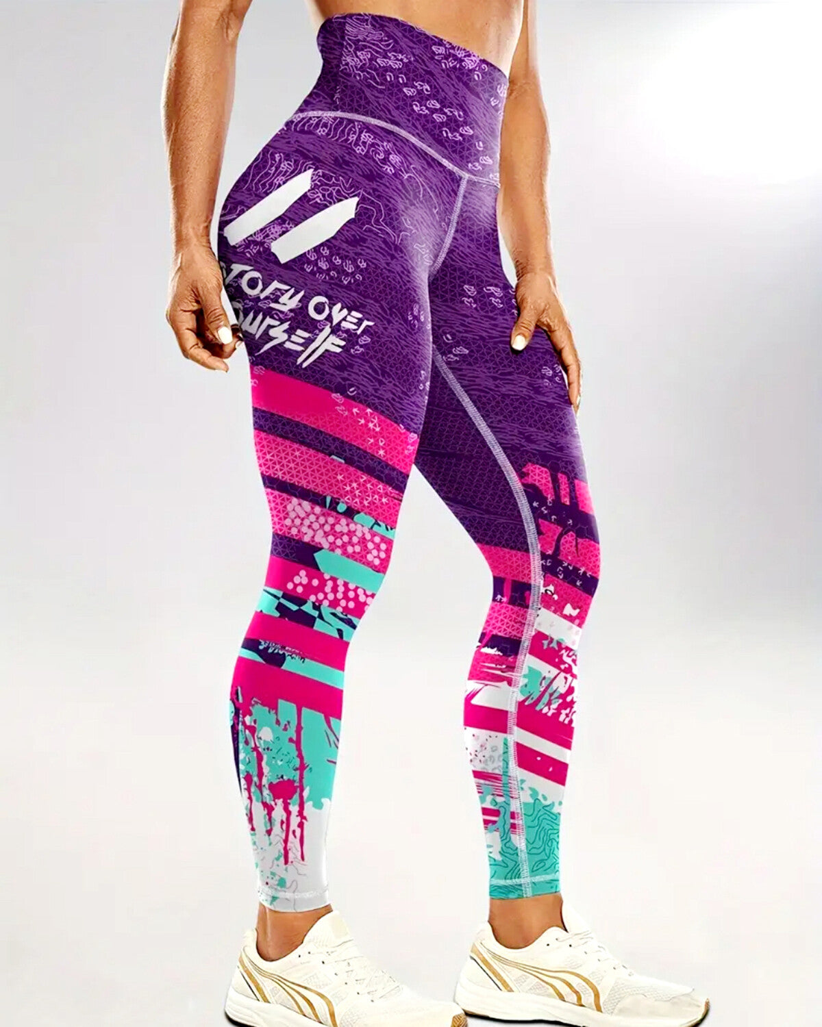 Victory Vibe Leggings - Purple