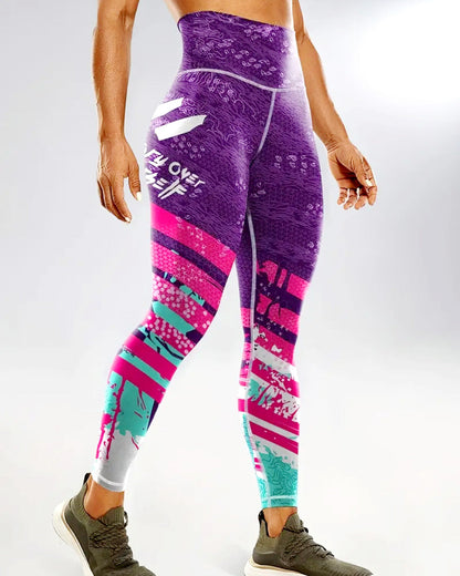 Victory Vibe Leggings - Purple