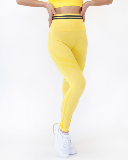 Willo Fox Seamless Scrunch Leggings - Yellow