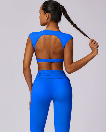 Zara Crop Top - Blue