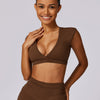 Zara Crop Top - Brown