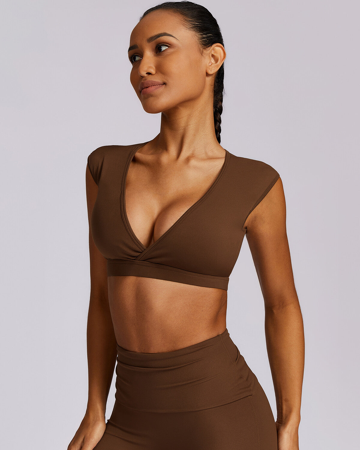 Zara Crop Top - Brown