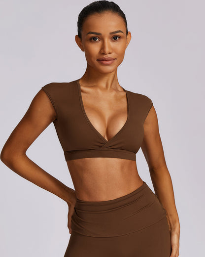 Zara Crop Top - Brown