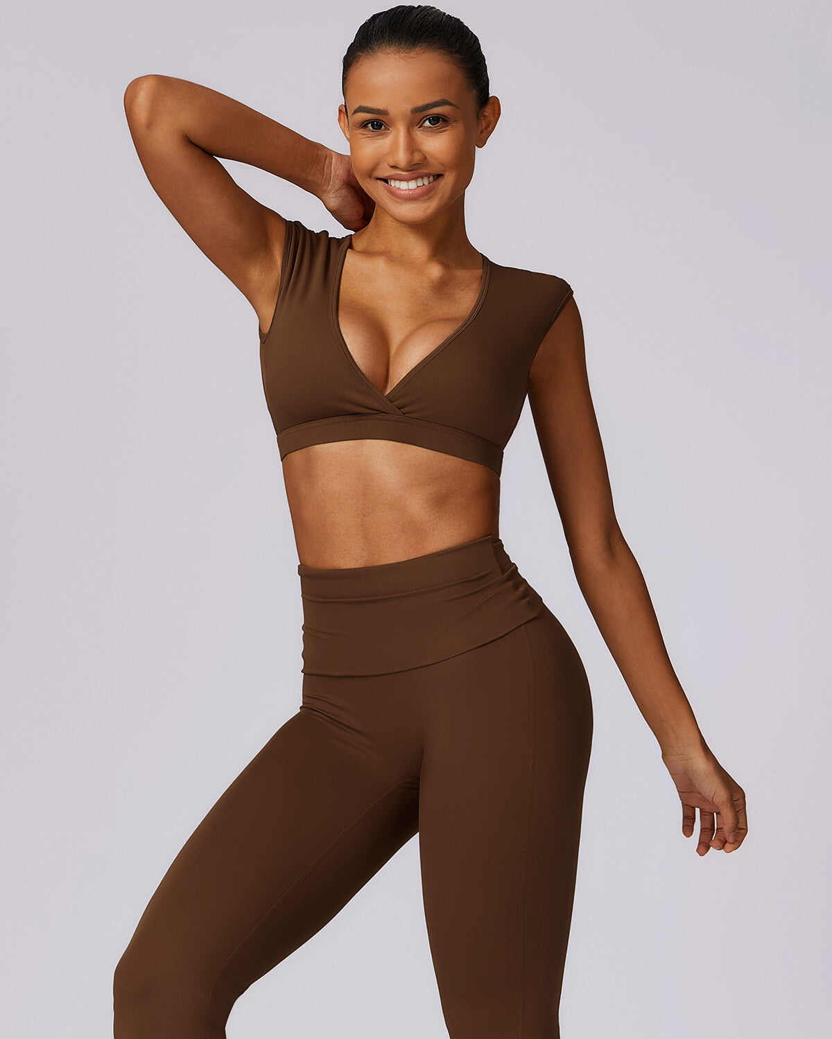 Zara Crop Top - Brown