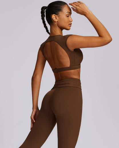 Zara Crop Top - Brown