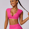 Zara Crop Top - Fuchsia